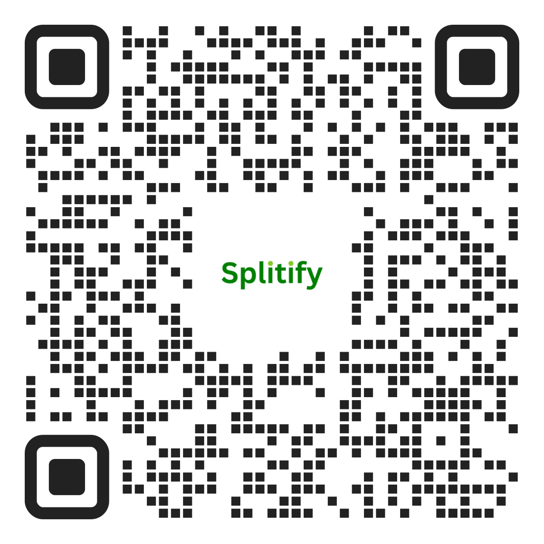 Download Splitify QR Code